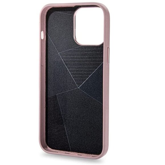 Decoded iPhone 13 Pro Pink Leather MagSafe ECCO Bumper Case - Picture 6 of 8